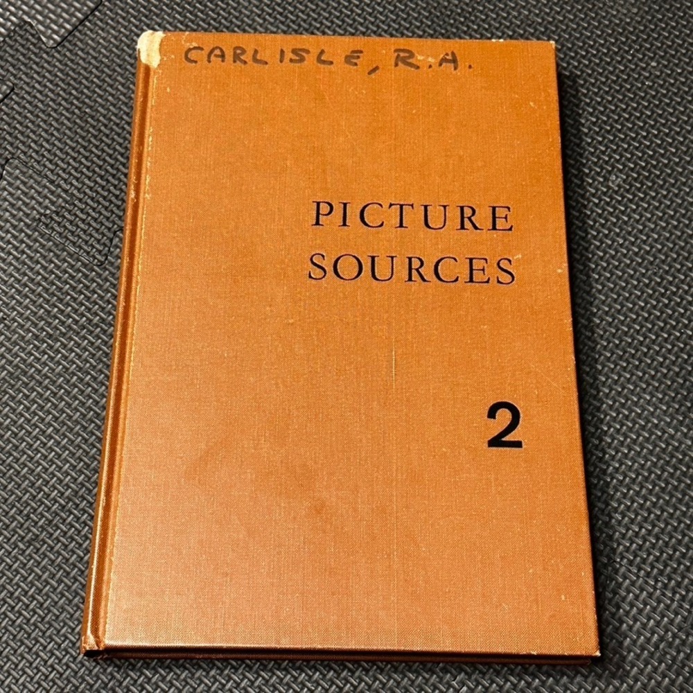 Vintage 1964 Picture Sources 2 Hardcover Special Libraries Association Reference